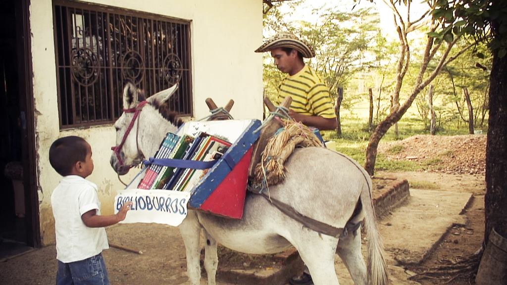 biblioteci atipice - Biblioburro